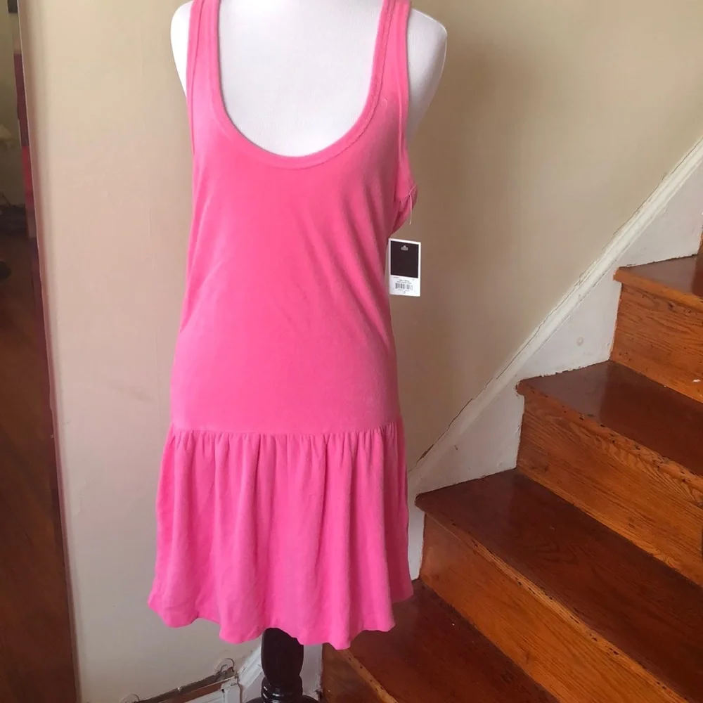 Juicy Couture Terrycloth Racerback pink tank dress